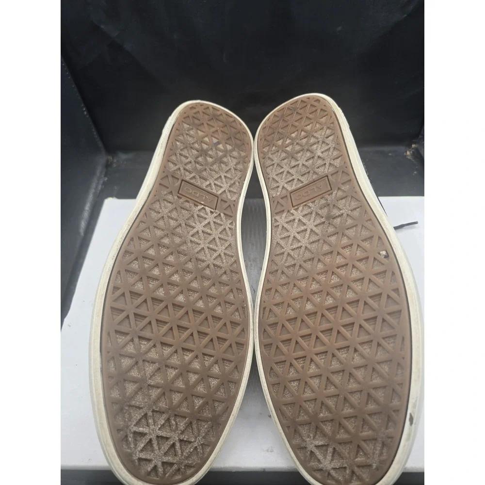 Aldo Men's Shoes Black White‎ Vilasen Oxford Size 12 Medium NEW